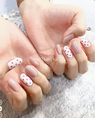 ネイル 北浦和 自爪育成ケアのネイルデザイン