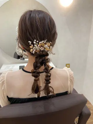 ロング Aguhair Nino所属・【透明感カラー🫧】 野本里奈のヘアスタイル