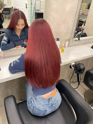 ロング カラー ヘアアレンジ 💗横浜美容室 💗HARUNAのヘアスタイル