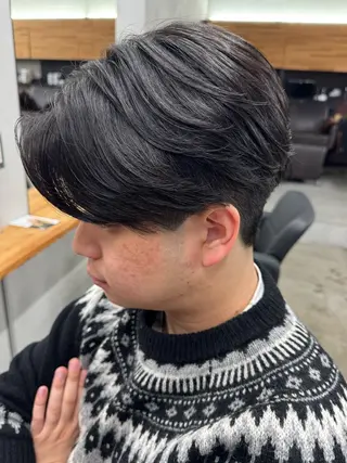 メンズ アキト/ メンズ/透明感暗髪のヘアスタイル