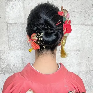 セミロング ヘアアレンジ 🍒中川葵久美🍒 メンズ/パーマのヘアスタイル