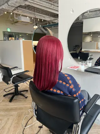 ミディアム カラー ベージュ/髪質改善 新潟/万代/井上佑のヘアスタイル