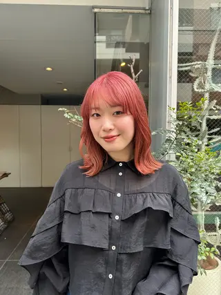 ミディアム カラー Toca所属・齋藤 穂乃花のヘアスタイル