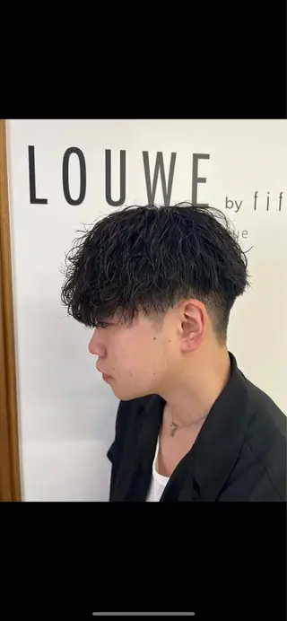 メンズ men's perm /立川/RENのヘアスタイル