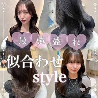 セミロング カラー 🍑透明感color 🍑MOMOKA🍑のヘアスタイル