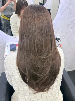 ロング カラー hair salon dot. mooda 韓国風サロン 町田店所属・韓国風ヘア🎀🩶 /♡𝓝𝓸𝓪♡のヘアスタイル