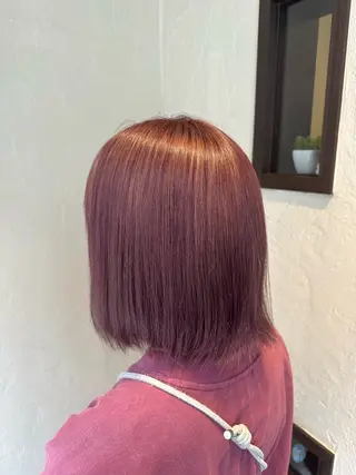 ミディアム カラー 若林 美帆のヘアスタイル