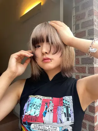 ミディアム カラー soigné所属・カットモデル募集 /RIO🩰のヘアスタイル