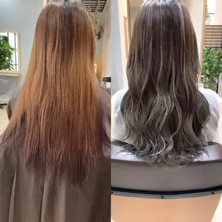 ロング カラー VERBENA所属・ハイライト／艶カラー 大河シンジのヘアスタイル