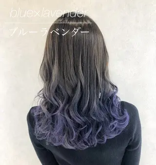 セミロング カラー シールエクステ/渋谷 ／ギャル/LIALAのヘアスタイル