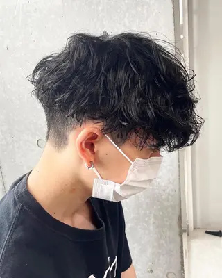 パーマ メンズ メンズモテパーマ💙 fuwaのヘアスタイル