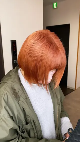 ミディアム Hair & make Lamp所属・梅田のブリーチ特化 美容師KAI🥰のヘアスタイル