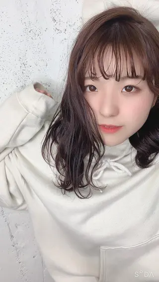 セミロング カラー 310【サンイチマル】所属・透明感ハイトーン🦄 キラ🌈のヘアスタイル