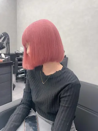 カラー ikuma/ ミルクティーのヘアスタイル