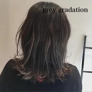 ミディアム カラー Zina 藤崎店所属・zina藤崎📛 井上美乃里のヘアスタイル