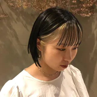 ショート カラー qpula misuzuのヘアスタイル