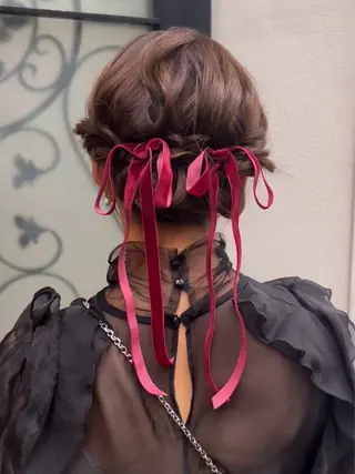 ミディアム ヘアアレンジ GOTODAY shaire salon 原宿Liber店所属・🫧美容診断｜ 美容師｜Yuka🎀のその他イメージ