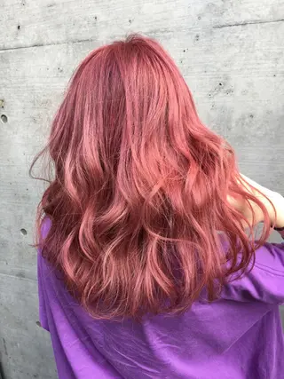 セミロング カラー 韓国ヘア🤍髪質改善 🇰🇷AKANEのヘアスタイル