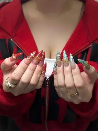 ネイル if Hair＆Nail Salon所属・IKA /海外ネイル /個性派/ワンホンのネイルデザイン