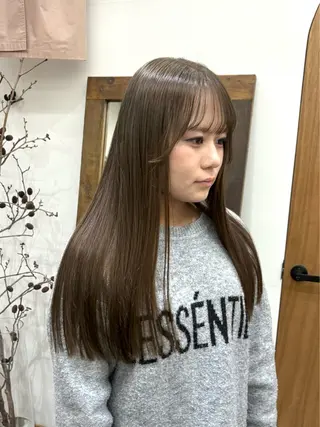 ロング カラー ヘアアレンジ ハル🌸柔色/ ブリーチなし/艶髪のヘアスタイル