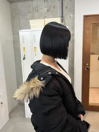 ショート ボブ×縮毛矯正 ryotaのヘアスタイル