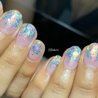 ミディアム ネイル richeri beautyのネイルデザイン