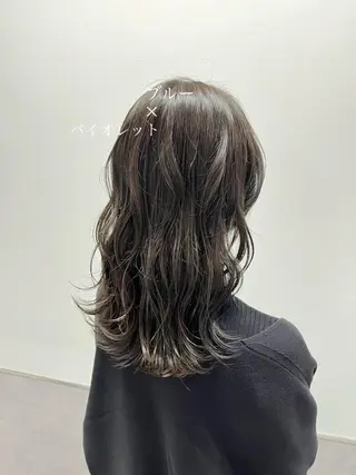 セミロング カラー レイヤー/髪質改善/ 美髪矯正/手塚凌のヘアスタイル