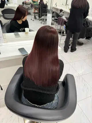 ロング カラー ヘアアレンジ 💗横浜美容室 💗HARUNAのヘアスタイル