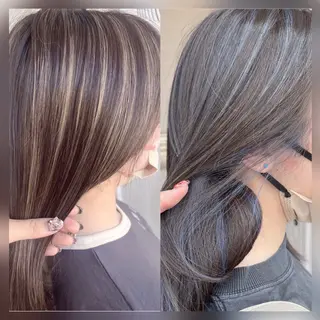 ミディアム カラー 髪質改善美容室Qin hair所属・【女性限定】 👑hanaのヘアスタイル