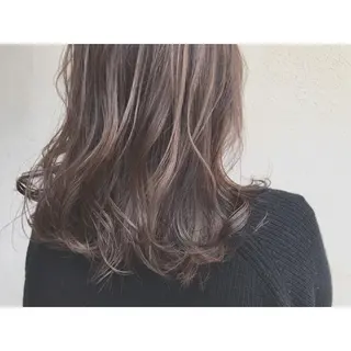 ミディアム カラー なかにし まゆみのヘアスタイル