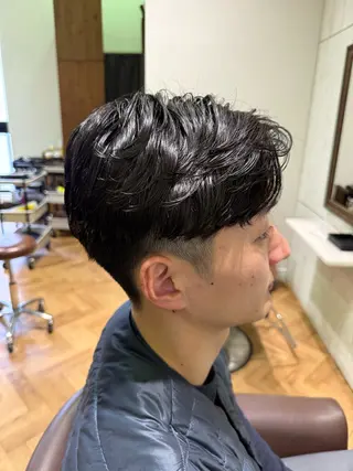 ショート メンズ 溝口 槙里也のヘアスタイル