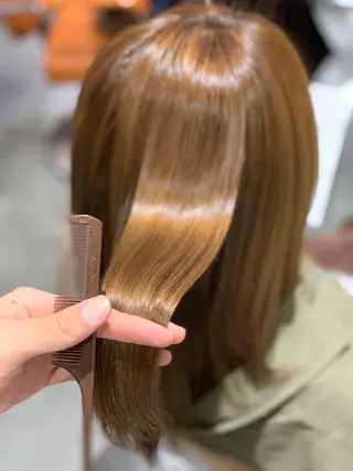 セミロング 🦋韓国系指名No1 店長/圓山 祐也🦋のヘアスタイル