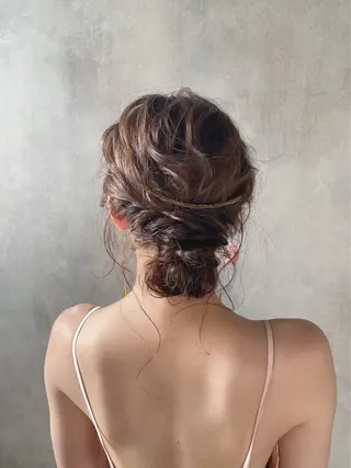 ロング ヘアアレンジ 岩田 /ヘアアレンジのヘアスタイル