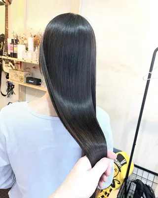 ロング カラー SUN GLOW  サングロウ所属・水素トリートメント／ 髪質改善/ナカノメのヘアスタイル