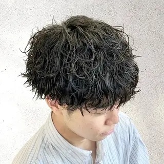 パーマ メンズ メンズパーマ/新宿/ サイカショウイチのヘアスタイル