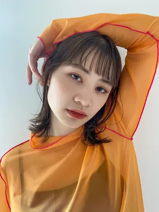 カラー ショート パーマ CEINE OURのヘアスタイル