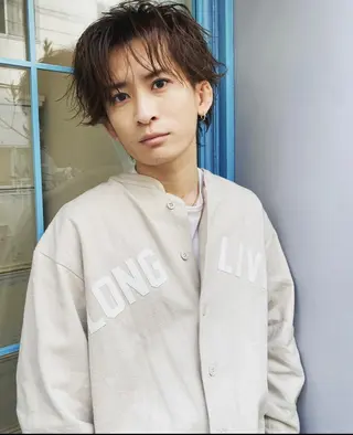 ミディアム パーマ メンズ HOODS所属・メンズ特化🔥木下 晃徳のヘアスタイル