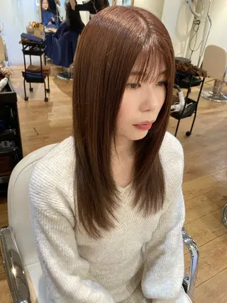 セミロング NEWI 京橋 京橋【tomomi】のヘアスタイル