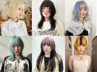 カラー kii🧺福岡美容室 パーマ/ウルフのヘアスタイル