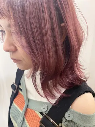 ミディアム カラー ヘアアレンジ ✨ハイクオリティ✨ 山本香也のヘアスタイル