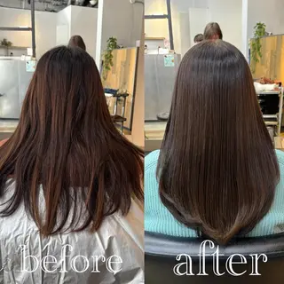 セミロング BELO 愛未のヘアスタイル