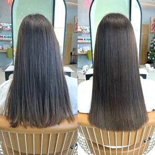 ミディアム 下茂 優衣のヘアスタイル