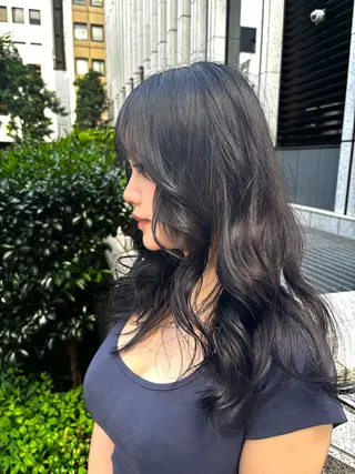 ロング 🌟髪質改善ケアカラ ー美髪縮毛矯正y🌟のヘアスタイル