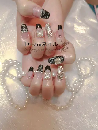 ネイル フィルイン、長さ出し 深爪矯正のネイルデザイン