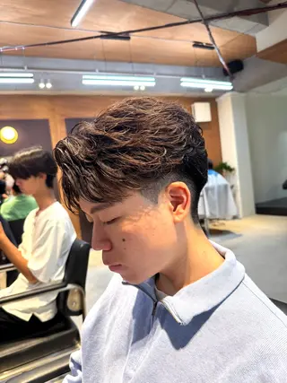 パーマ メンズ メンズパーマ/ 津田沼/藤原 侑樹のヘアスタイル