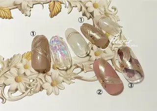 ネイル フルリール 【プライベートサロンのネイルデザイン
