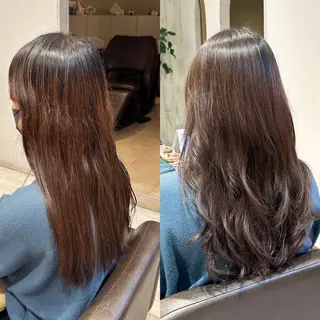 セミロング 縮毛矯正/ショート/ レイヤー/畑中正敏のヘアスタイル