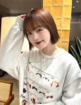 カラー 🍒HARUKA🍒 髪質改善/艶髪/韓国のヘアスタイル