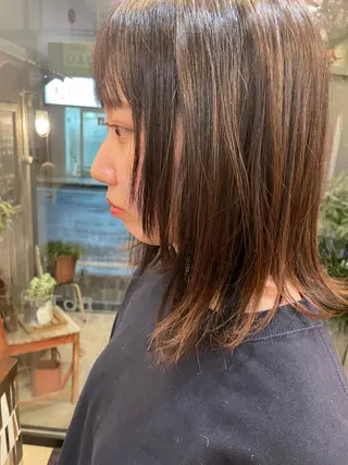 ミディアム 堀田 結香のヘアスタイル