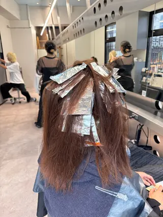 ロング カラー 北村 岳久翔のヘアスタイル
